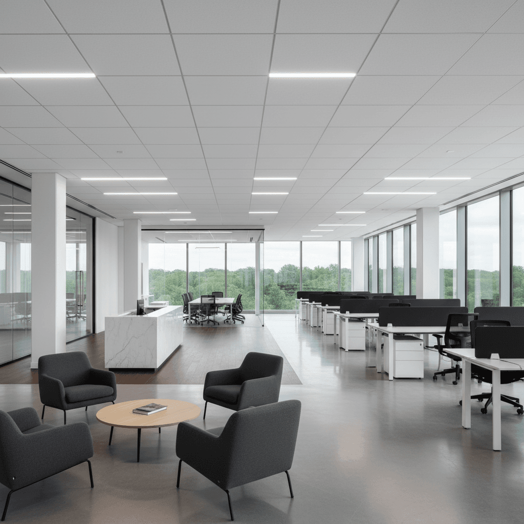 Professional office build-outs and commercial interior construction in Virginia by Atlantic Construction